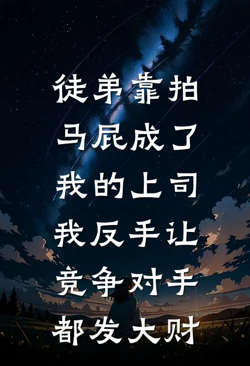 徒弟靠拍马屁成了我的上司，我反手让竞争对手都发大财