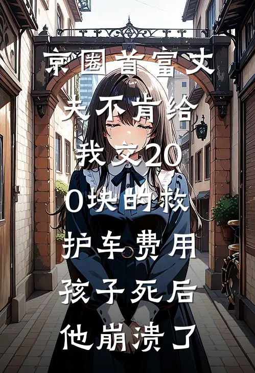 京圈首富丈夫不肯给我交200块的救护车费用，孩子死后他崩溃了